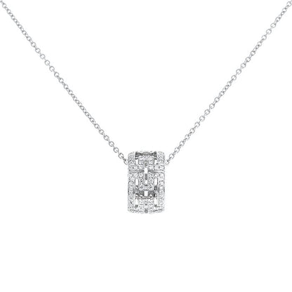 [Stellar Jewelry]PARENTESI NECKLACE SILVER DIAMOND