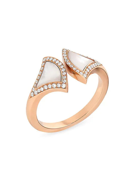 [Stellar Jewelry]DREAM MOP DIAMOND OPEN RING