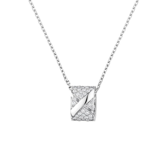 [Stellar Jewelry]LIENS EVIDENCE DIAMOND PAVED NECKLACE