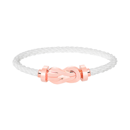 [Stellar Jewelry]CHANCE LARGE 8 FIGURE BUCKLE NO DIAMOND BRACELET ROSE GOLD