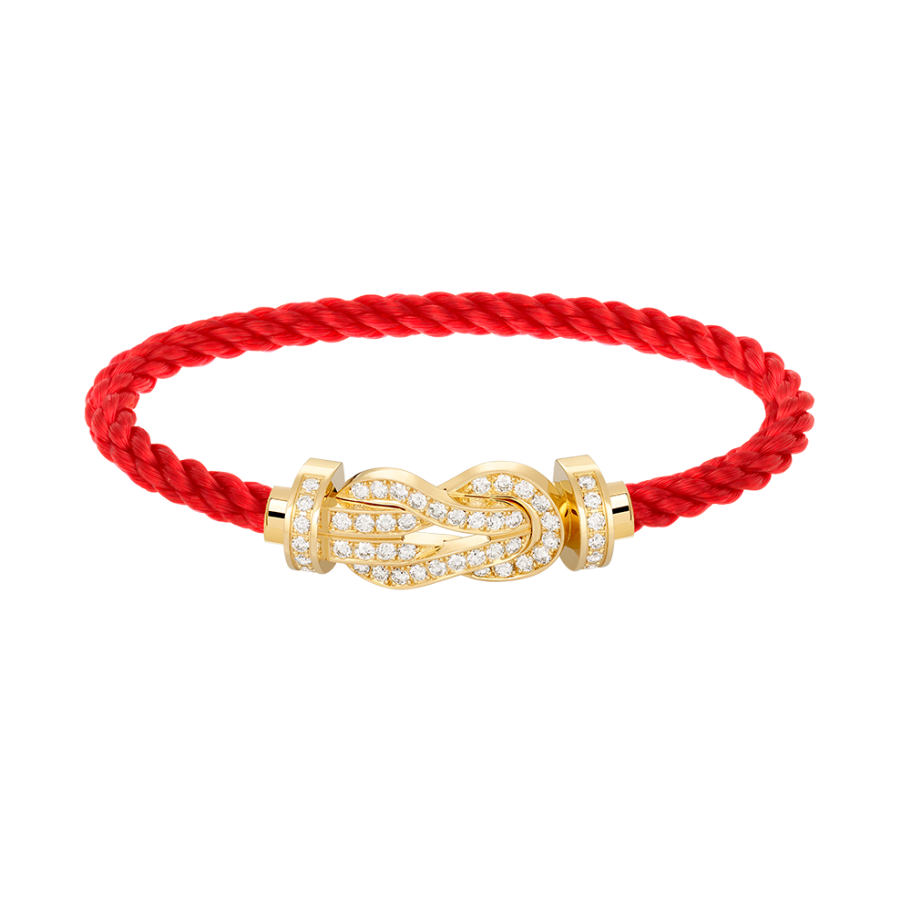 [Stellar Jewelry]CHANCE LARGE 8 FIGURE BUCKLE FULLDIAMOND BRACELET GOLD