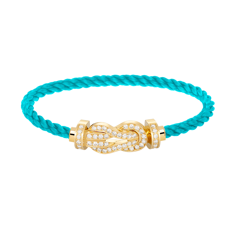 [Stellar Jewelry]CHANCE LARGE 8 FIGURE BUCKLE FULLDIAMOND BRACELET GOLD