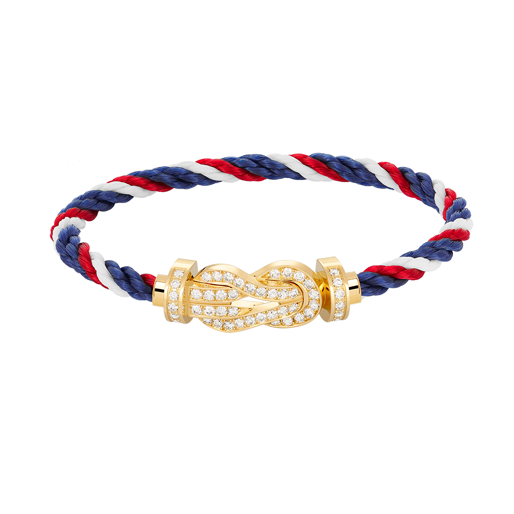 [Stellar Jewelry]CHANCE LARGE 8 FIGURE BUCKLE FULLDIAMOND BRACELET GOLD