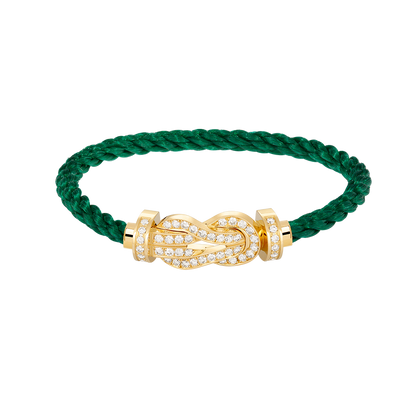 [Stellar Jewelry]CHANCE LARGE 8 FIGURE BUCKLE FULLDIAMOND BRACELET GOLD