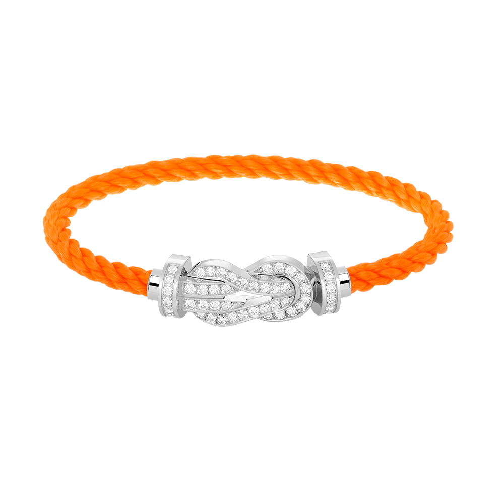 [Stellar Jewelry]CHANCE LARGE 8 FIGURE BUCKLE FULL DIAMOND BRACELET SILVER