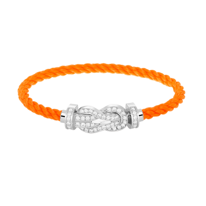 [Stellar Jewelry]CHANCE LARGE 8 FIGURE BUCKLE FULL DIAMOND BRACELET SILVER