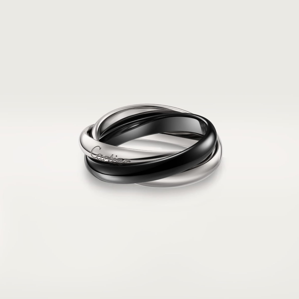 [Stellar Jewelry]TRINITY 3.2MM RING BLACK CERAMIC