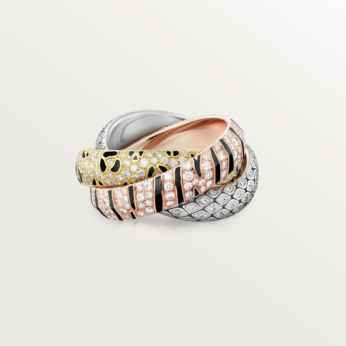 [Stellar Jewelry]TRINITY  RING LEOPARD PRINT