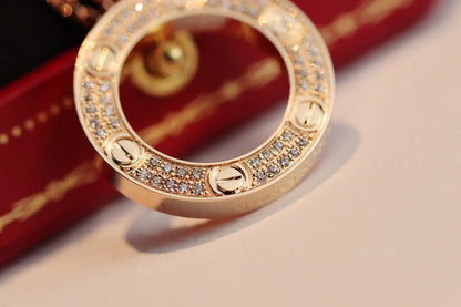[Stellar Jewelry]LOVE NECKLACE ADJUSTABLE ROSE GOLD