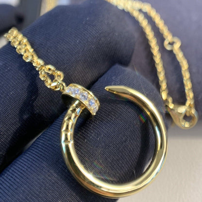 [Stellar Jewelry]JUSTE NECKLACE GOLD DIAMONDS