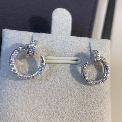[Stellar Jewelry]JUSTE EARRINGS SILVER DIAMONDS