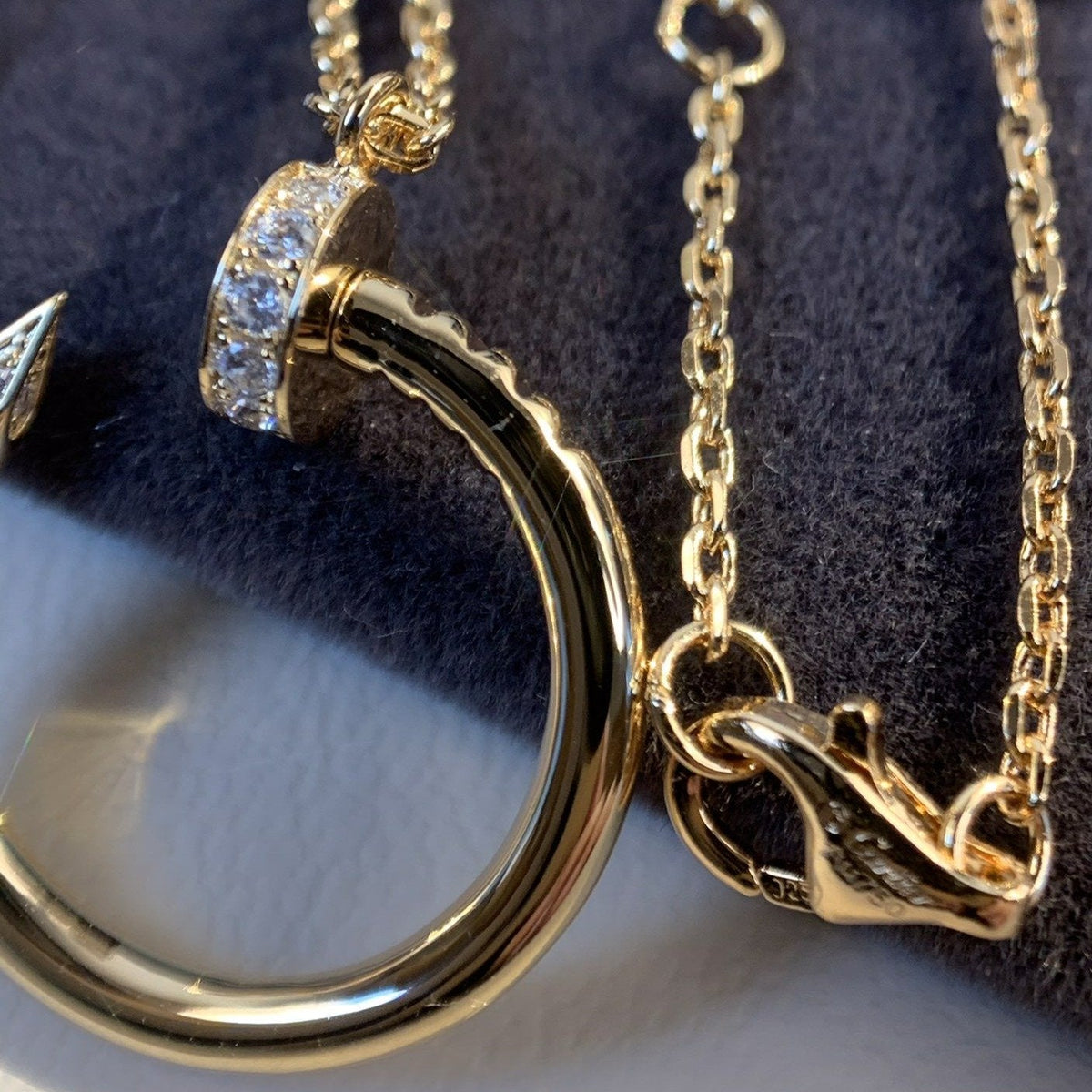 [Stellar Jewelry]JUSTE NECKLACE PINK GOLD