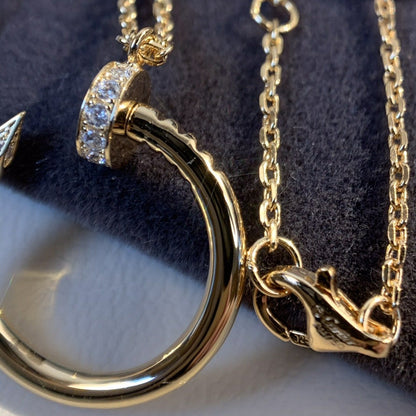 [Stellar Jewelry]JUSTE NECKLACE PINK GOLD