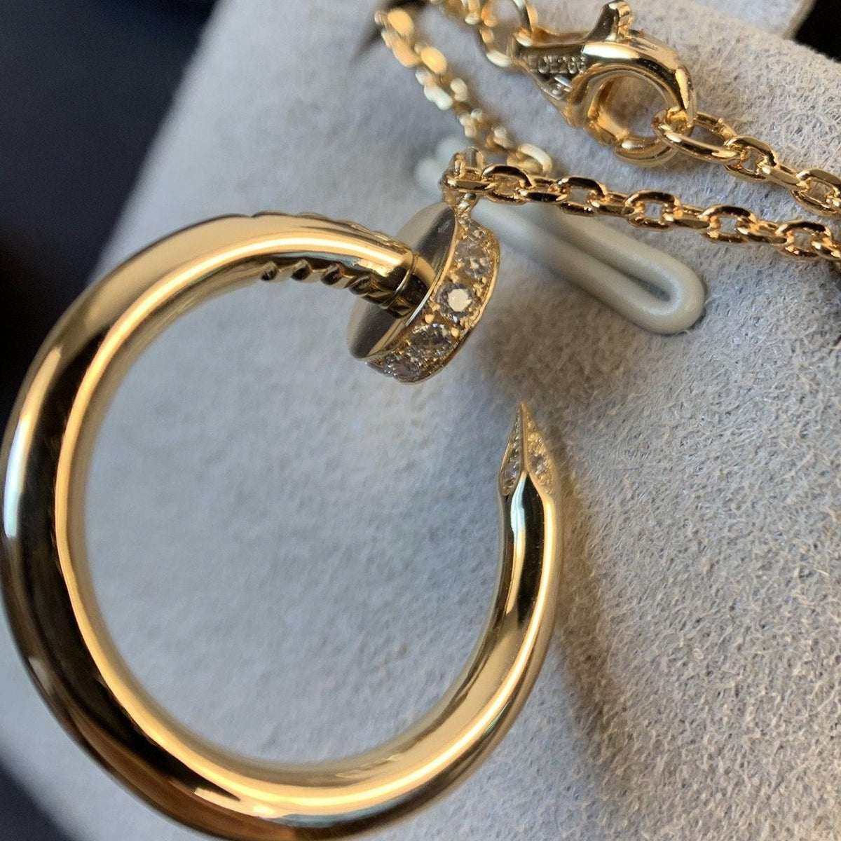 [Stellar Jewelry]JUSTE NECKLACE PINK GOLD