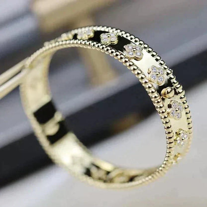 [Stellar Jewelry]CLOVER BRACELET 8MM DIAMONDS
