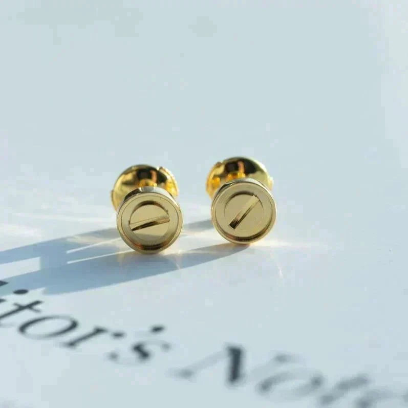 [Stellar Jewelry]LOVE EARRINGS GOLD 10MM