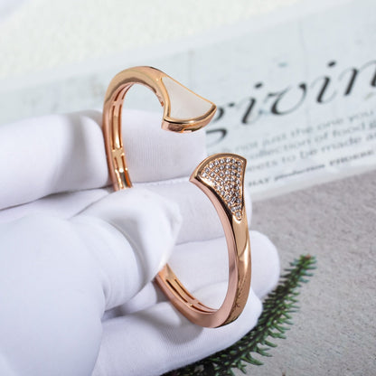 [Stellar Jewelry]DREAM BRACELET OPEN PINK GOLD MOP DIAMOND
