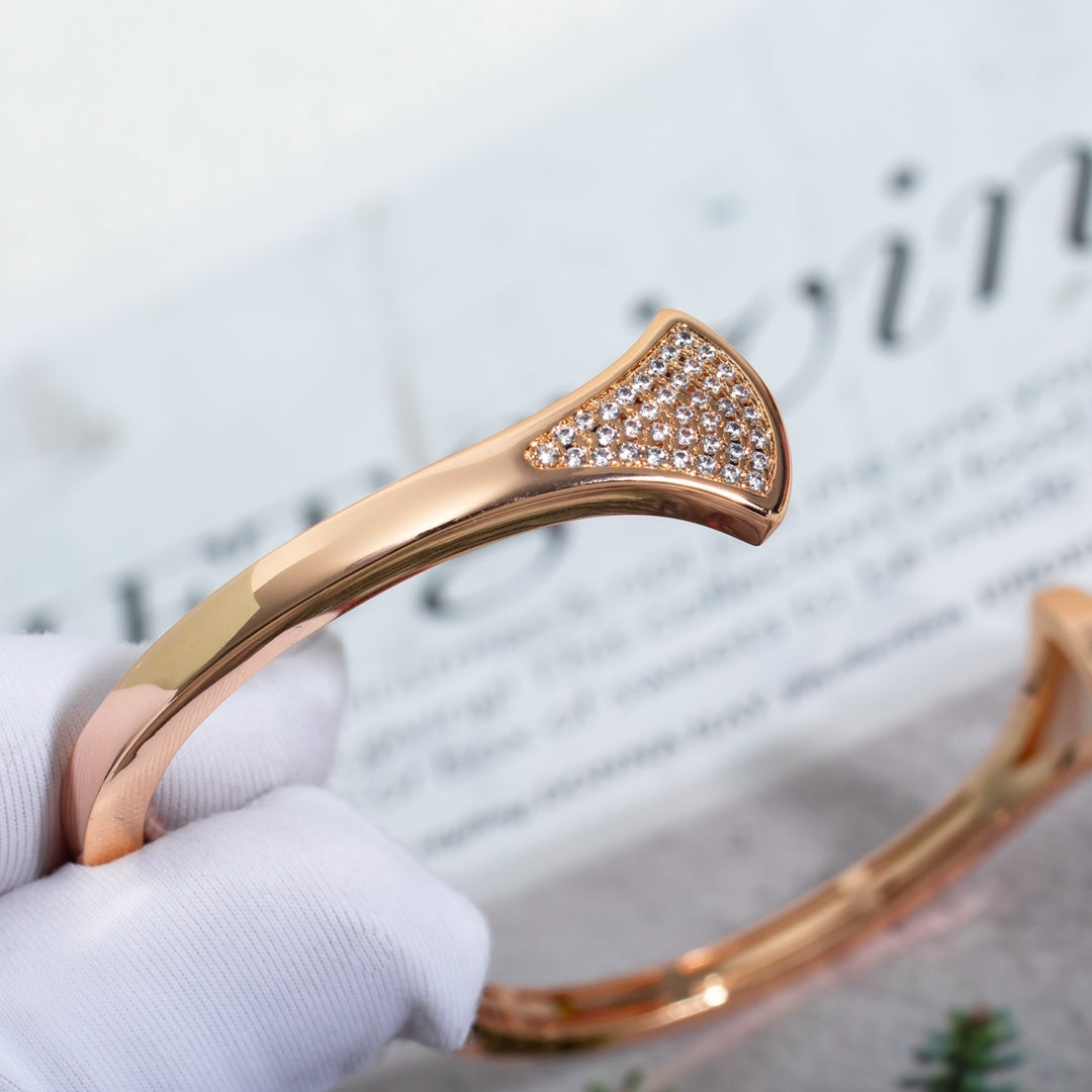 [Stellar Jewelry]DREAM BRACELET OPEN PINK GOLD MOP DIAMOND