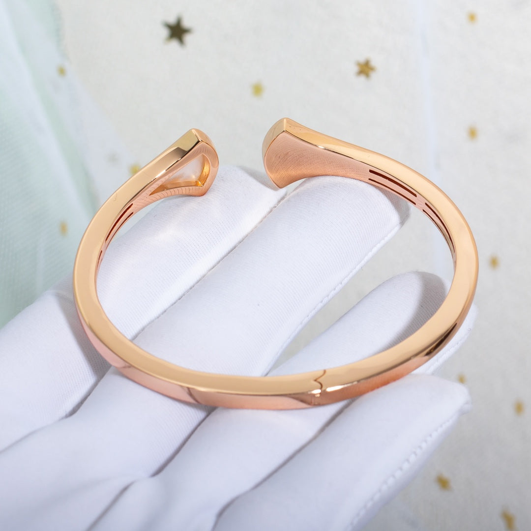 [Stellar Jewelry]DREAM BRACELET OPEN PINK GOLD MOP DIAMOND