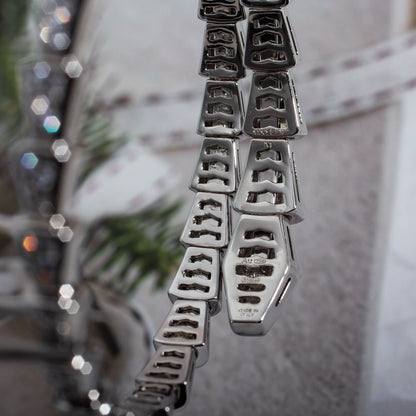 [Stellar Jewelry]SERPENTI BRACELET 6MM SILVER DIAMOND