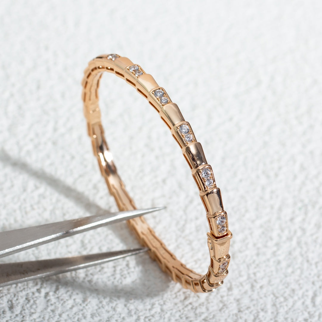 [Stellar Jewelry]SERPENTI BRACELET PINK GOLD DIAMOND