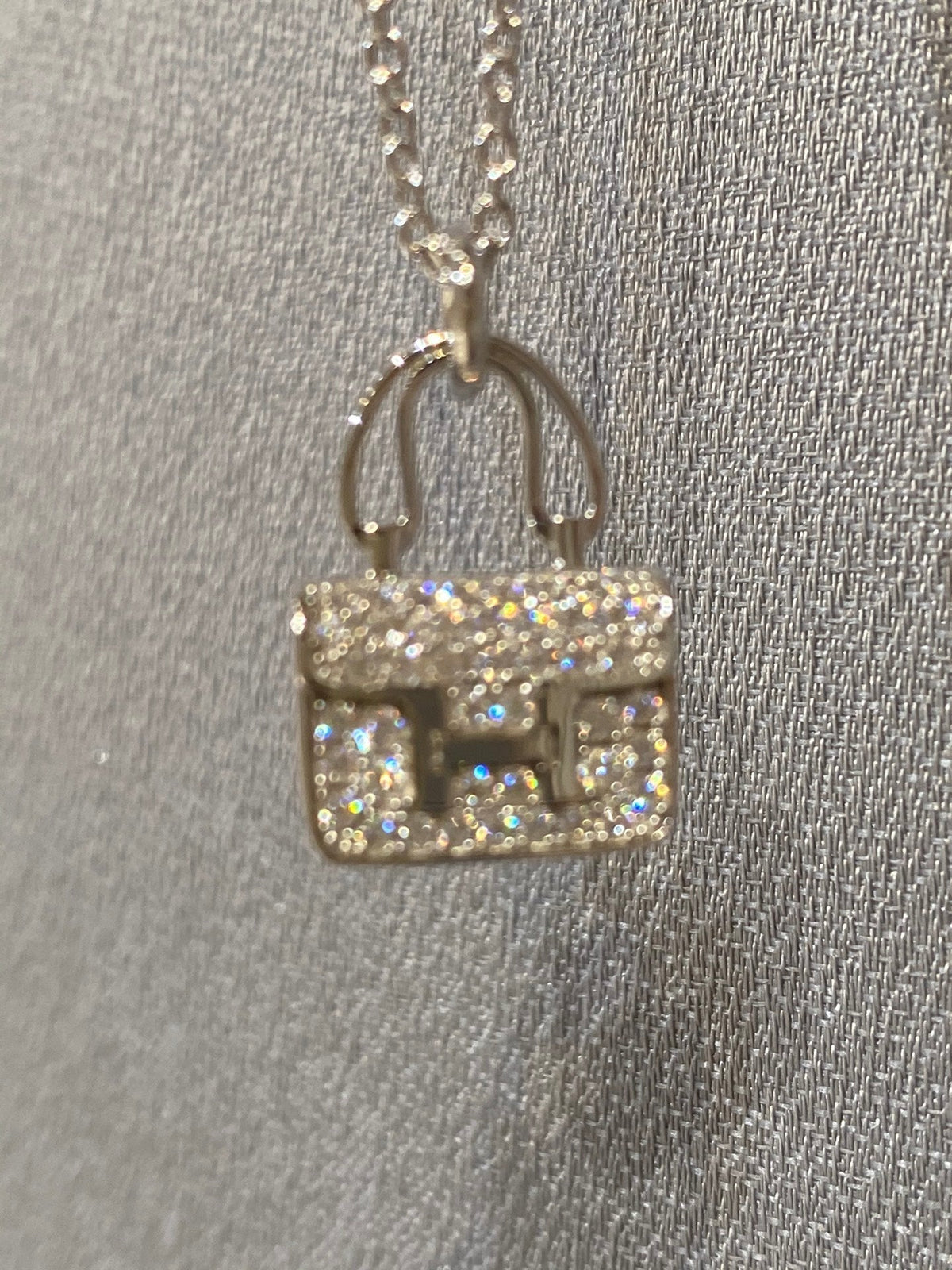 [Stellar Jewelry]CONSTANCE PEDANT DIAMOND NECKLACE