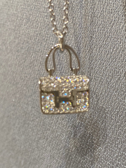 [Stellar Jewelry]CONSTANCE PEDANT DIAMOND NECKLACE
