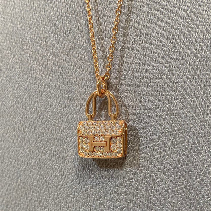 [Stellar Jewelry]CONSTANCE PEDANT DIAMOND NECKLACE