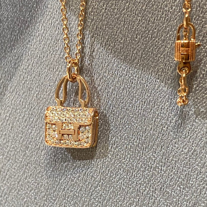[Stellar Jewelry]CONSTANCE PEDANT DIAMOND NECKLACE