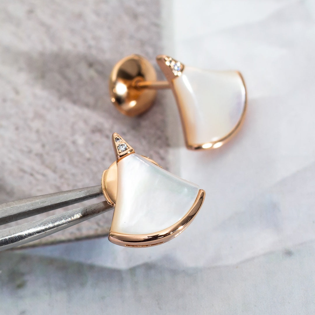[Stellar Jewelry]DIVAS DREAM EARRINGS PINK GOLD