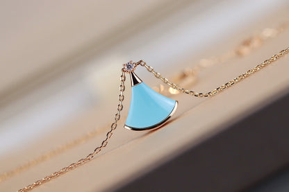 [Stellar Jewelry]DREAM NECKLACE TURQUOISE PINK GOLD