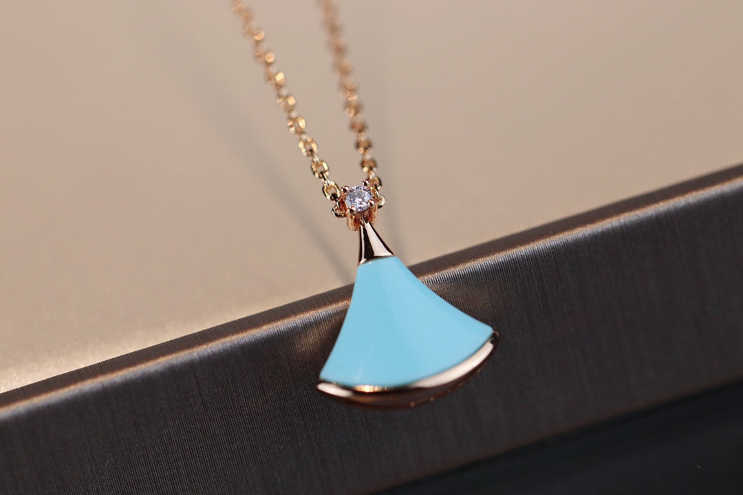 [Stellar Jewelry]DREAM NECKLACE TURQUOISE PINK GOLD