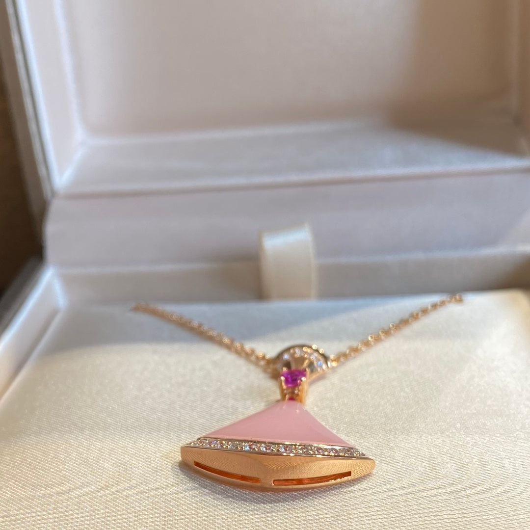 [Stellar Jewelry]DREAM NECKLACE PINK OPAL