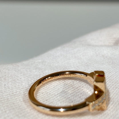 [Stellar jewels]T WIRE MOP DIAMOND RING PINK GOLD