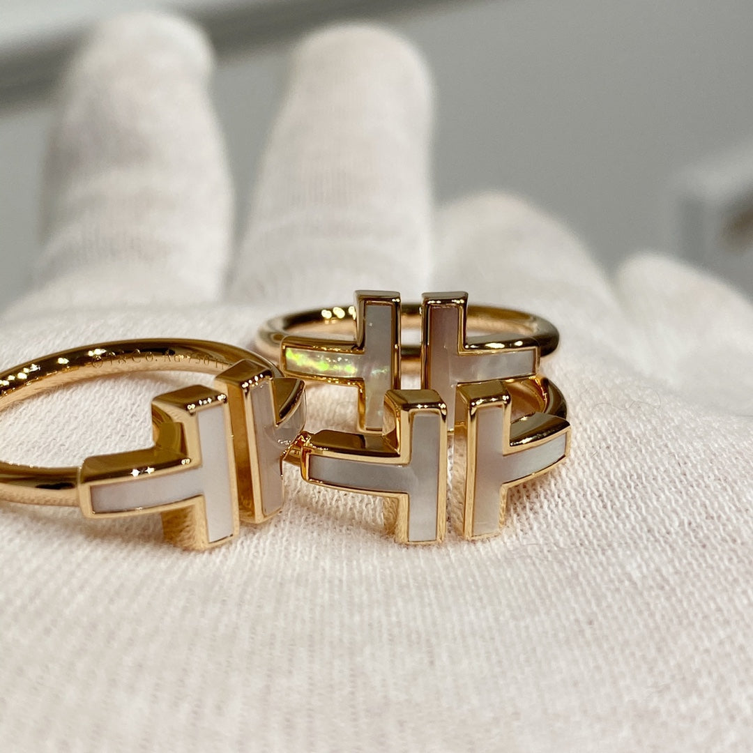 [Stellar jewels] WIRE MOP RING PINK GOLD