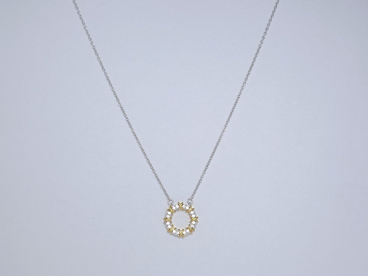 [Stellar jewels]SIXTEEN STONE NECKLACE GOLD