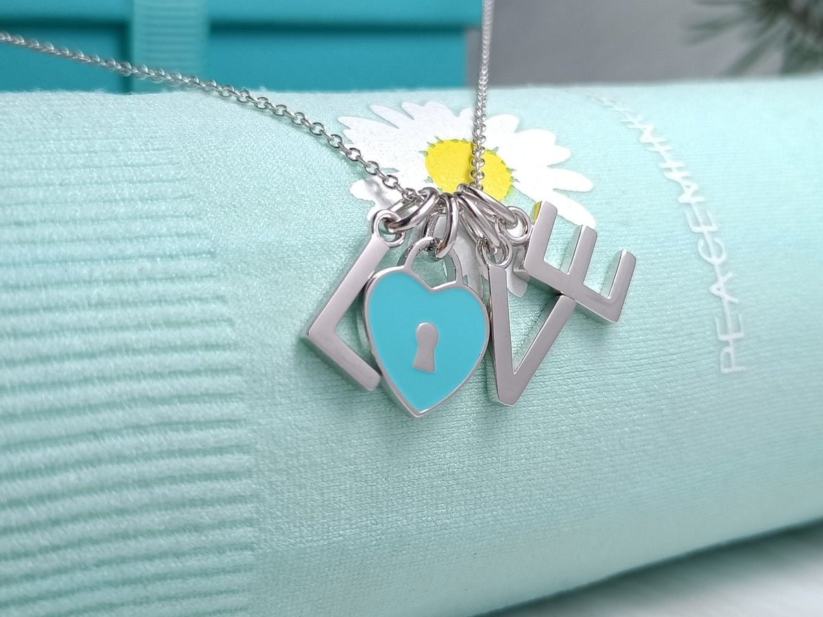 [Stellar jewels]LOVE TEXT PEDANT NECKLACE