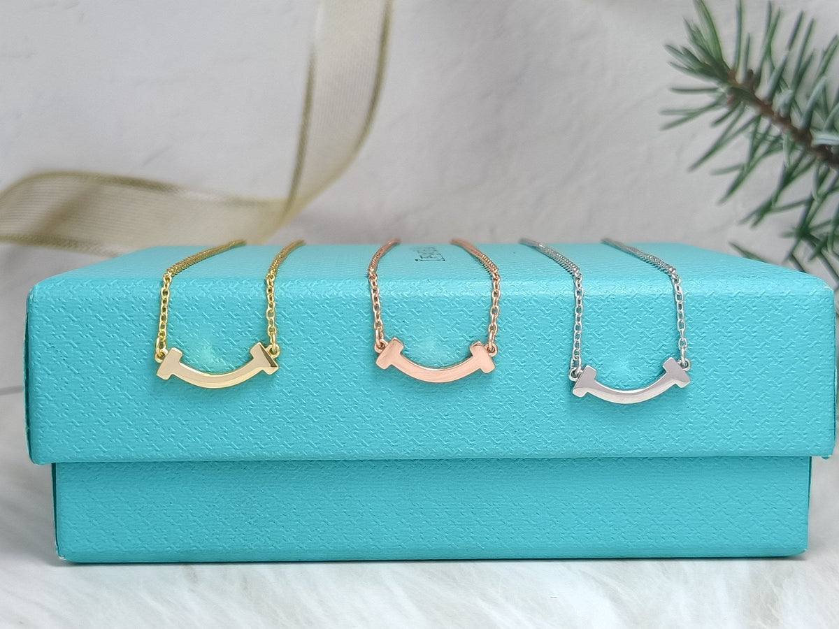 [Stellar jewels]MINI SMILE PEDANT NECKLACE