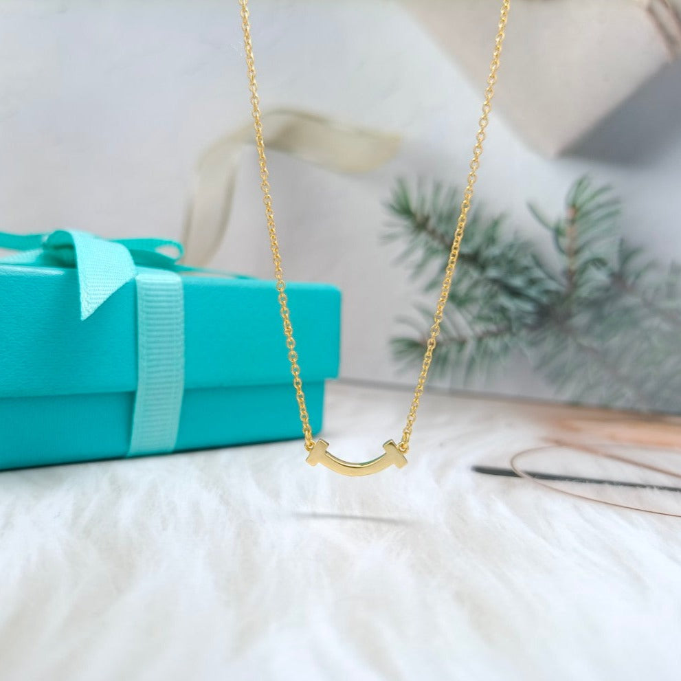 [Stellar jewels]MINI SMILE PEDANT NECKLACE