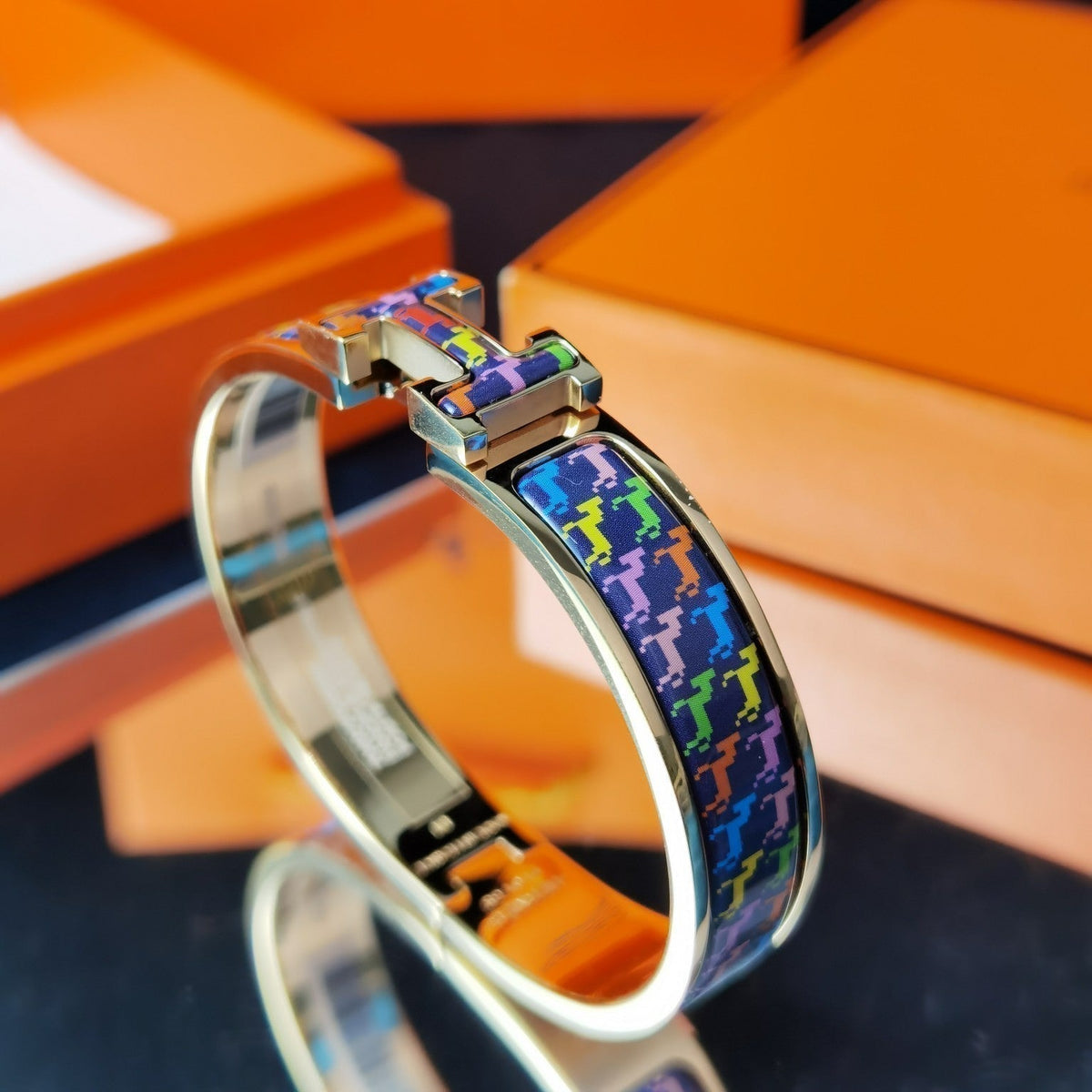 [Stellar Jewelry]H HORSE BRACELET 12MM