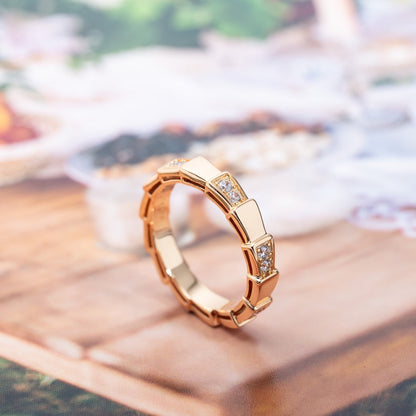 [Stellar Jewelry]SERPENTI RING PINK GOLD  3MM