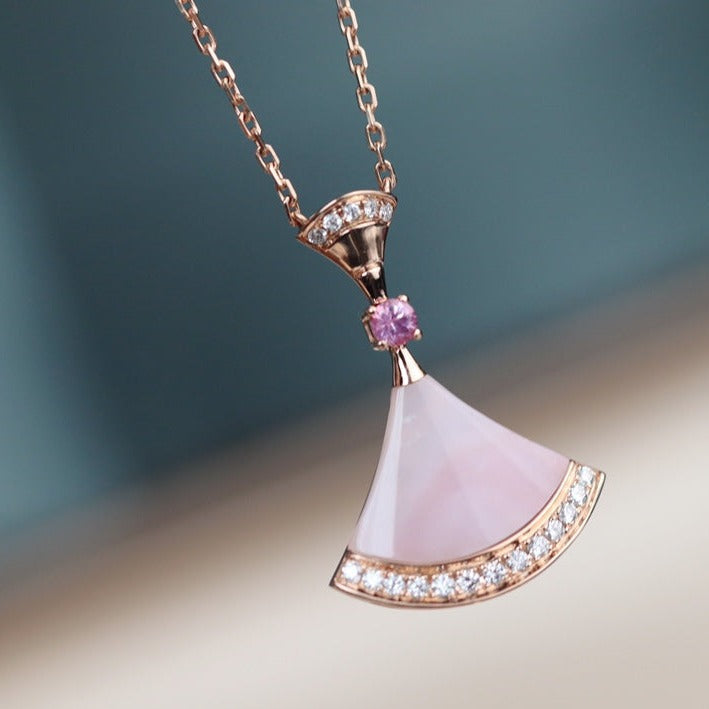 [Stellar Jewelry]DREAM NECKLACE PINK MOP DIAMOND