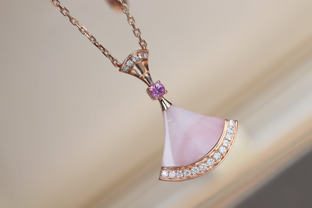 [Stellar Jewelry]DREAM NECKLACE PINK MOP DIAMOND