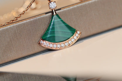 [Stellar Jewelry]DREAM NECKLACE MALACHITE DIAMOND