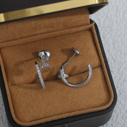 [Stellar Jewelry]JUSTE FULL DIAMOND SMALL EARRINGS