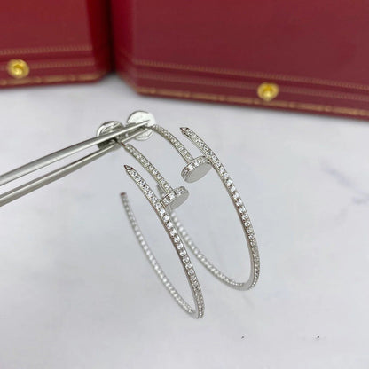 [Stellar Jewelry]JUSTE FULL DIAMOND LARGE EARRINGS