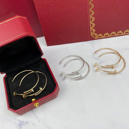 [Stellar Jewelry]JUSTE FULL DIAMOND LARGE EARRINGS