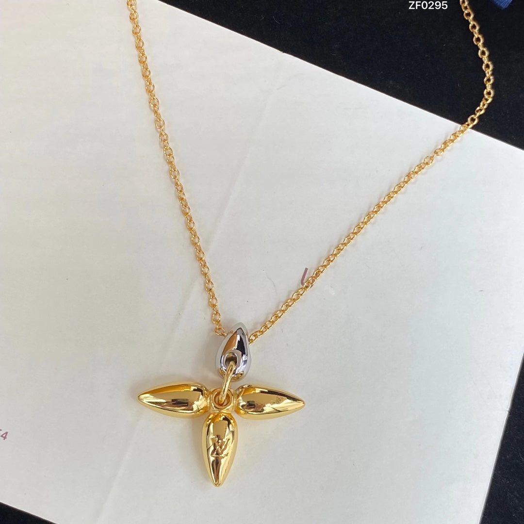 [Stellar Jewelry]LOUISETTE PEDANT GOLD NECKLACE