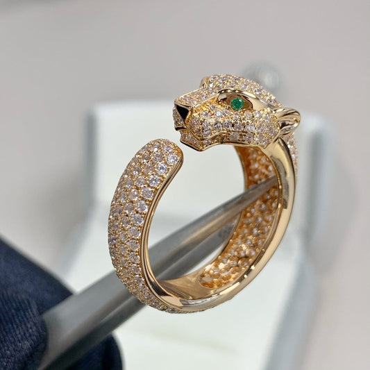 [Stellar Jewelry]PANTHERE PINK GOLD DIAMOND RING
