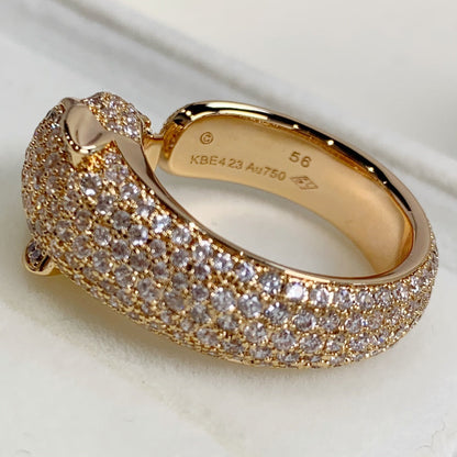 [Stellar Jewelry]PANTHERE PINK GOLD DIAMOND RING